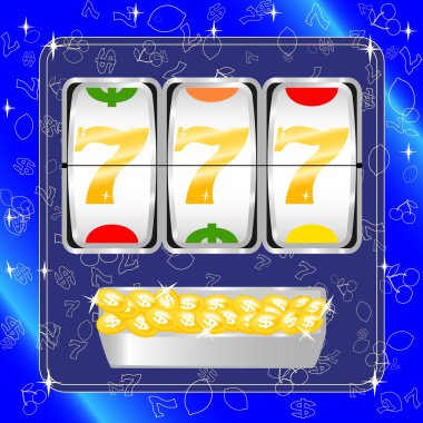 Slot machine clipart