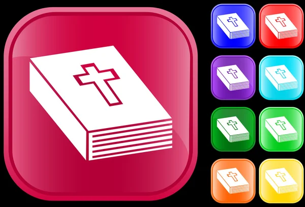 Ikone der Bibel — Stockvektor