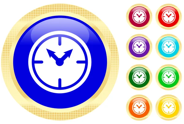 Часовая икона — стоковый вектор