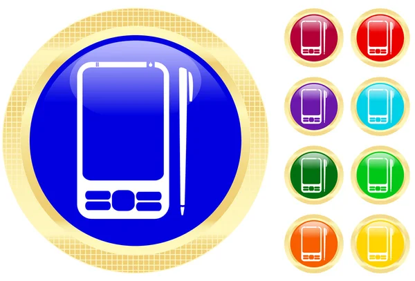 Icona del PDA — Vettoriale Stock