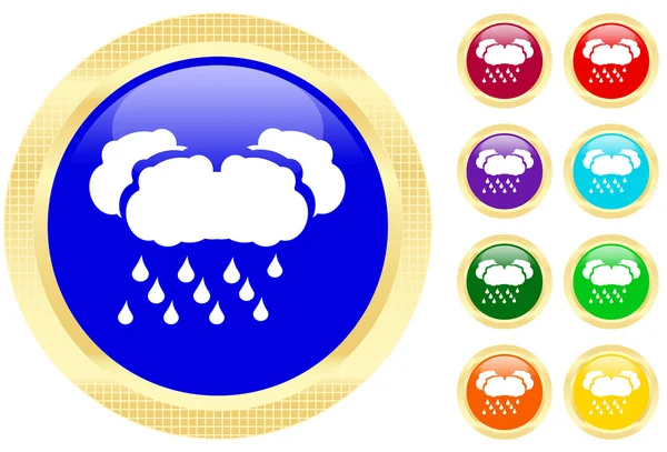 Icono de la lluvia — Vector de stock