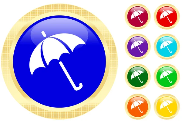 stock vector Icon of umbrella