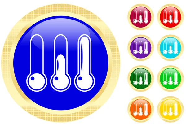 Icona del termometro — Vettoriale Stock