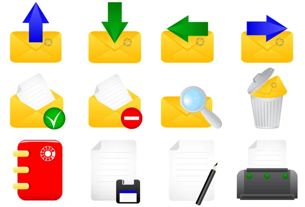 stock vector E-mail icons