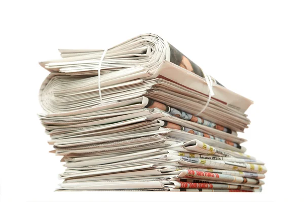 Montón de periódicos — Foto de Stock