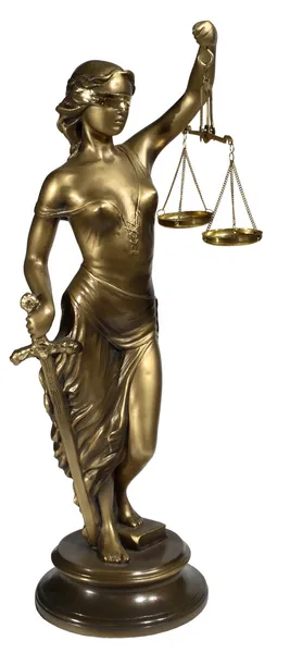 Dame van Justitie — Stockfoto
