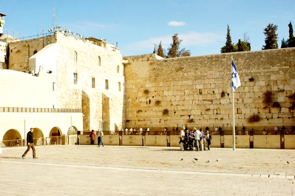 O Muro das Lamentações de Jerusalém — Fotografia de Stock