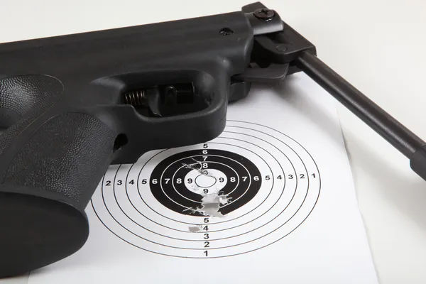 stock image Sport target and gun