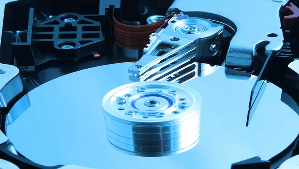 Barevné počítače pevný disk — Stock fotografie