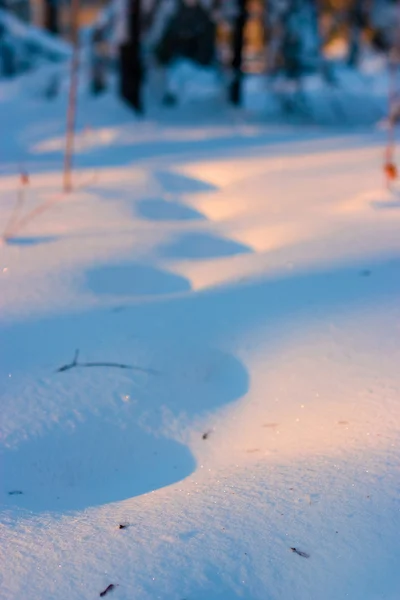 Weathered snowdrift — Stock Photo, Image