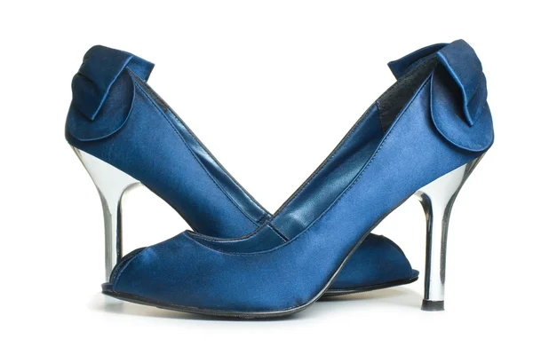 暗蓝色的鞋子 — 图库照片