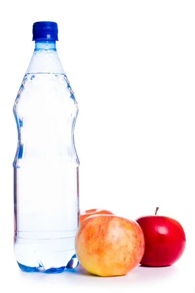 stock image Cold water with fruits