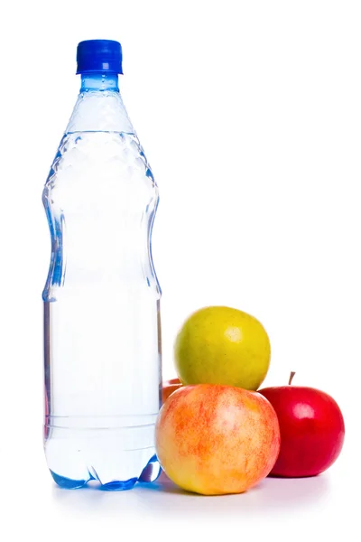 stock image Cold water with fruits