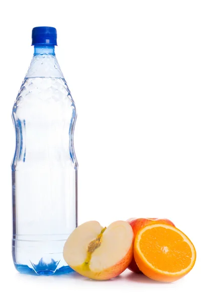 stock image Cold water with fruits