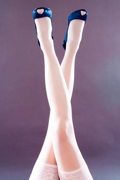 漂亮的腿 — 图库照片