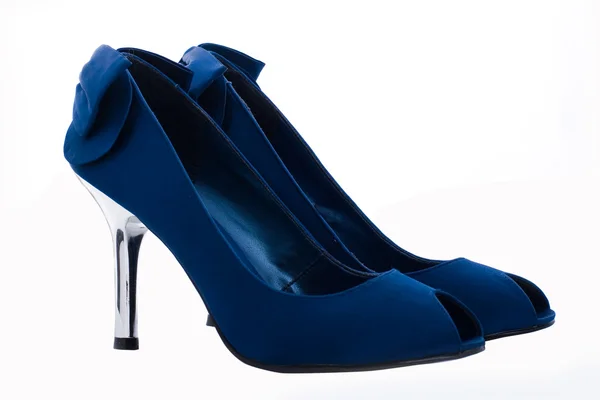 Sapatos azuis escuros — Fotografia de Stock