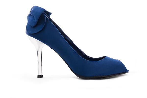 Mörk blå skor — Stockfoto
