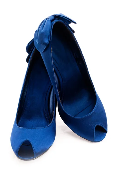 Mörk blå skor — Stockfoto
