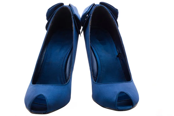 Темно-синие туфли — стоковое фото