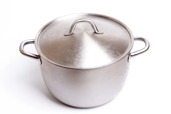 A stainless pan — Stock Photo, Image