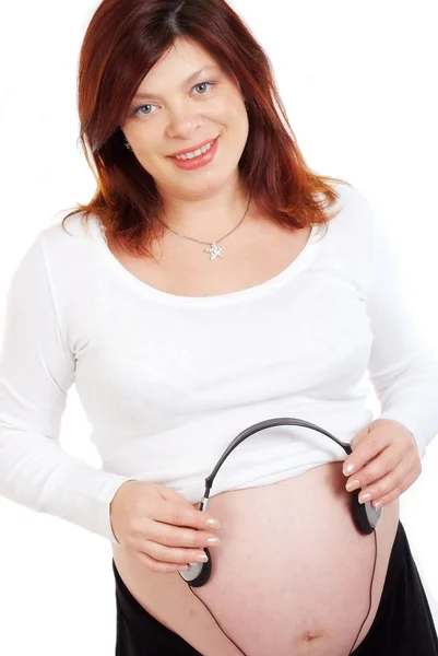 Feliz madre embarazada — Foto de Stock