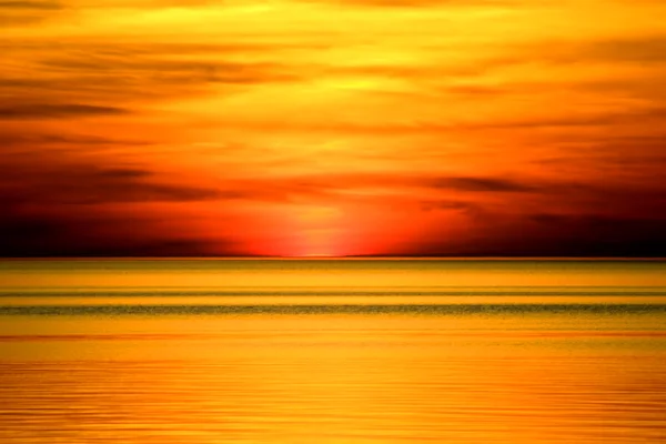 橙色日落 — 图库照片