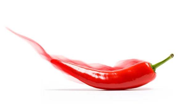 Κάπνισμα κόκκινες καυτερές πιπεριές — Φωτογραφία Αρχείου