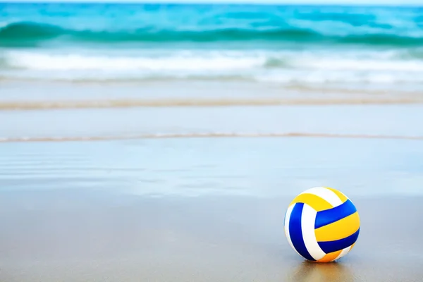 Ball near the ocean Royalty Free Stock Images