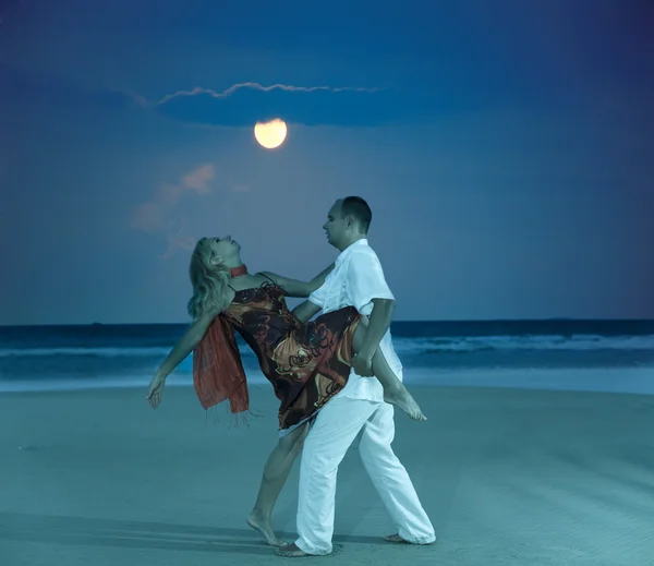Moonlight dancing — Stock Photo, Image