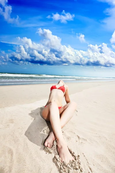 Strand bikini — Stockfoto