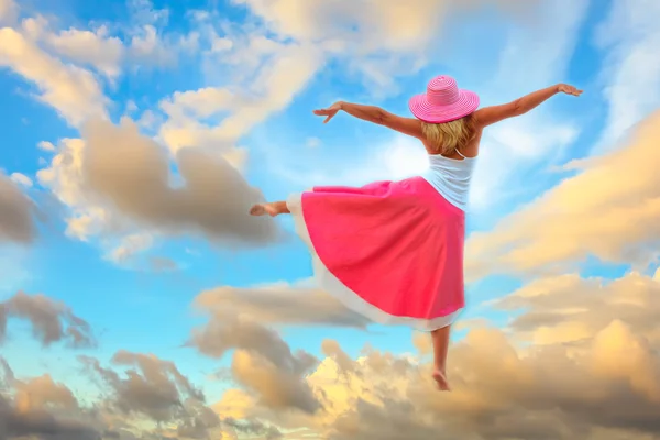 Танец в небе — стоковое фото