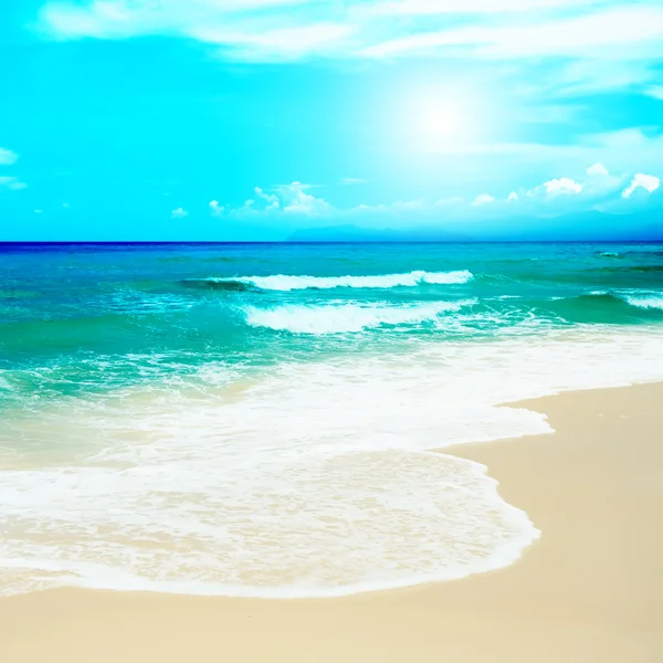 砂浜のビーチ — ストック写真