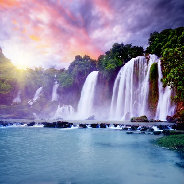 Banyue 滝 ロイヤリティフリーのストック写真