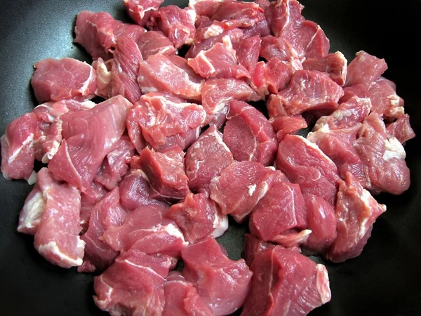 原料肉炖煮的食物 — 图库照片