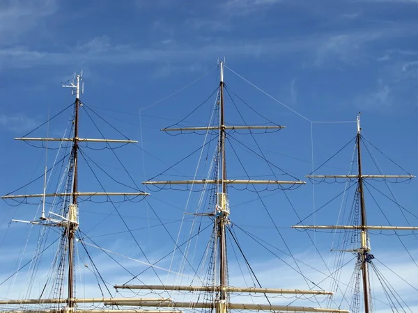 Three masts — Stock Photo, Image