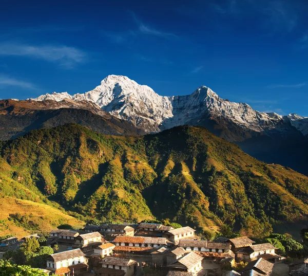 Himálajské vesnici, Nepál — Stock fotografie