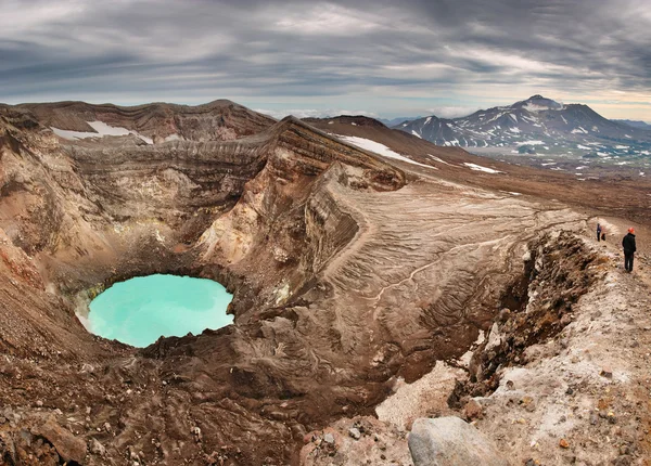 Vulkáni kráter — Stock Fotó