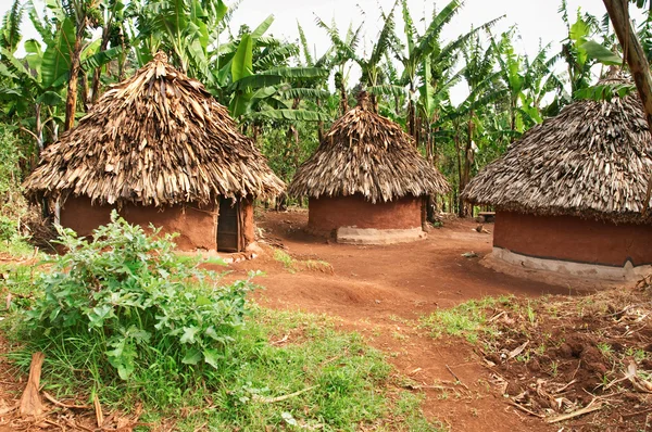 African huts — Stock Photo, Image