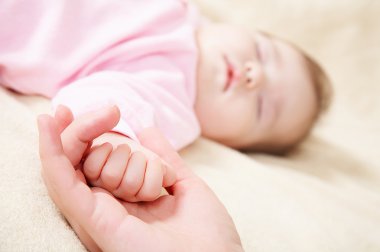 Sleeping baby clipart