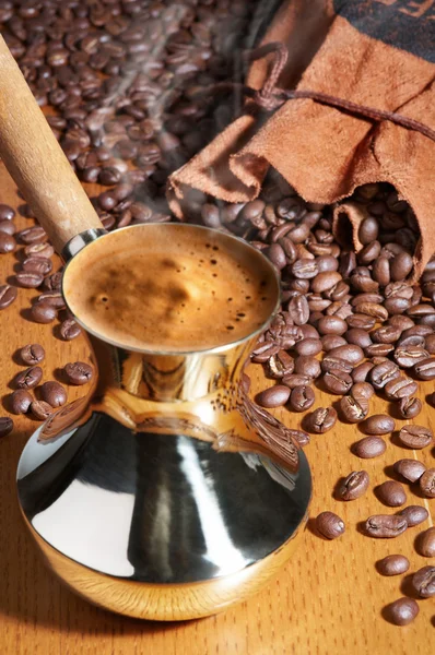 Turkish coffee pot — Stock Photo, Image