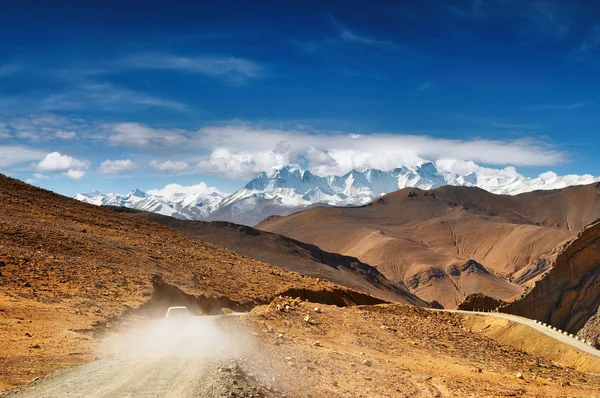Тибетская дорога — стоковое фото