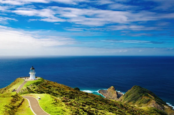 Faro del Cabo Reinga, Nueva Zelanda — Foto de Stock