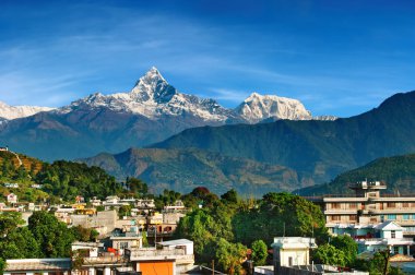 City of Pokhara, Nepal clipart