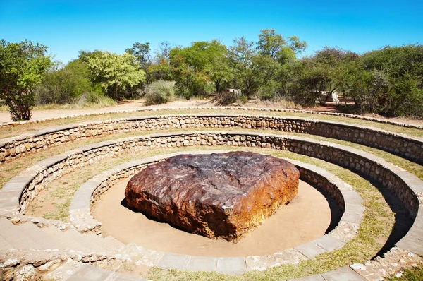 Гоба-метеорит — стоковое фото