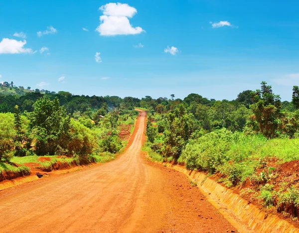 Afrikanska road — Stockfoto