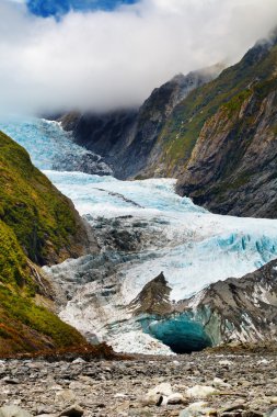 Franz Josef glacier, New Zealand clipart