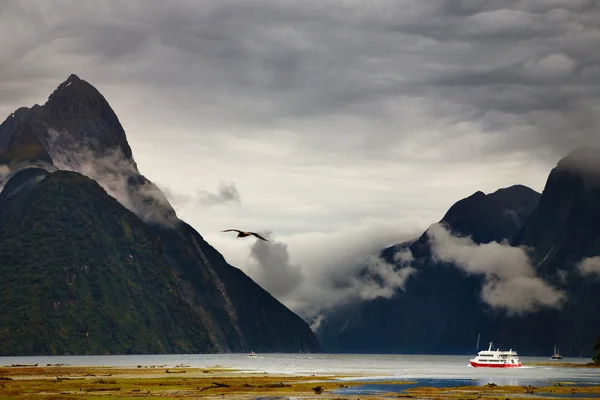 밀퍼드 사운드, 새로운 뉴질랜드 — 스톡 사진