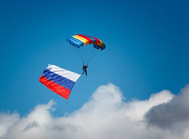 A jumper with a flag of Russia clipart