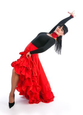 Flamenco dancer clipart