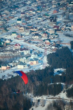 Aerial view clipart